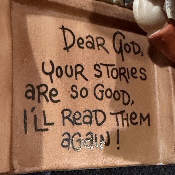 Enesco “Dear God” Ceramic Figurine - Picture 5 of 5